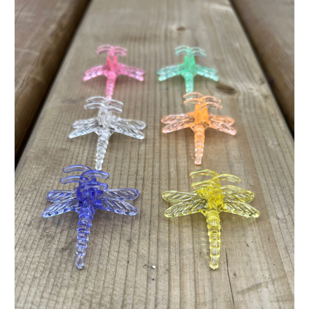 Dragonfly Clips, 6 Pack