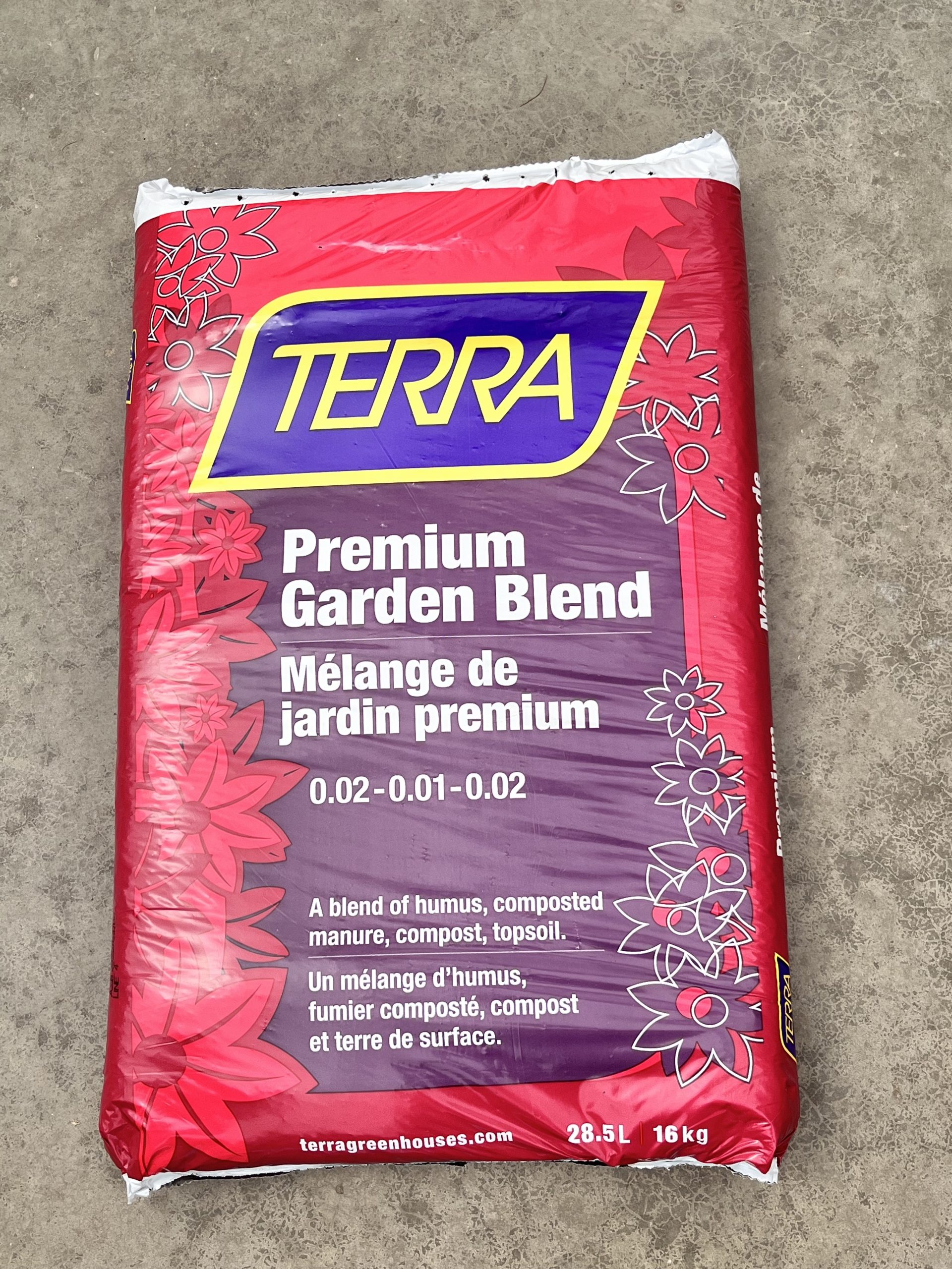TERRA Premium Garden Blend Soil 28.5L