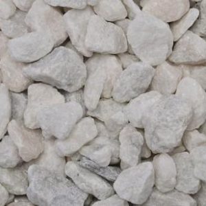 Large White Marble 3/4"- 1 1/2 ", 18KG