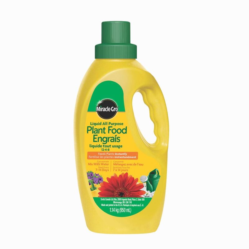 Miracle-Gro® Liquid All Purpose Plant Food 12-4-8 950 mL