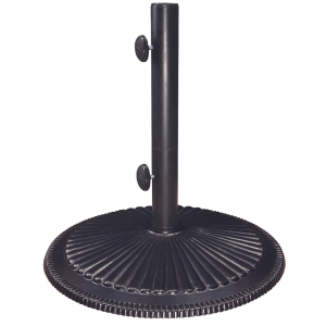 Classic Cast Iron Market Umbrella Base - Black
