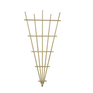 rectangle trellis natural pine