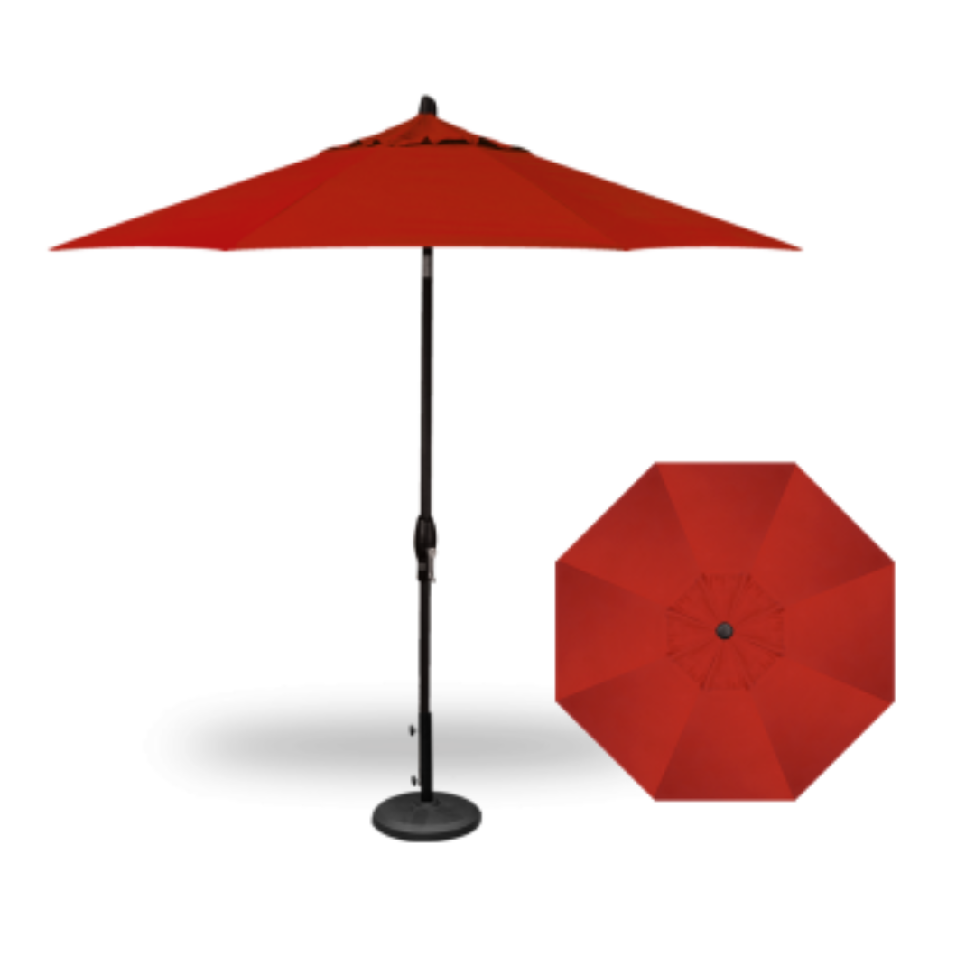 9ft Auto Tilt Octagon MARKET Umbrella (Solefin Fabric) - Many Colours to Choose From