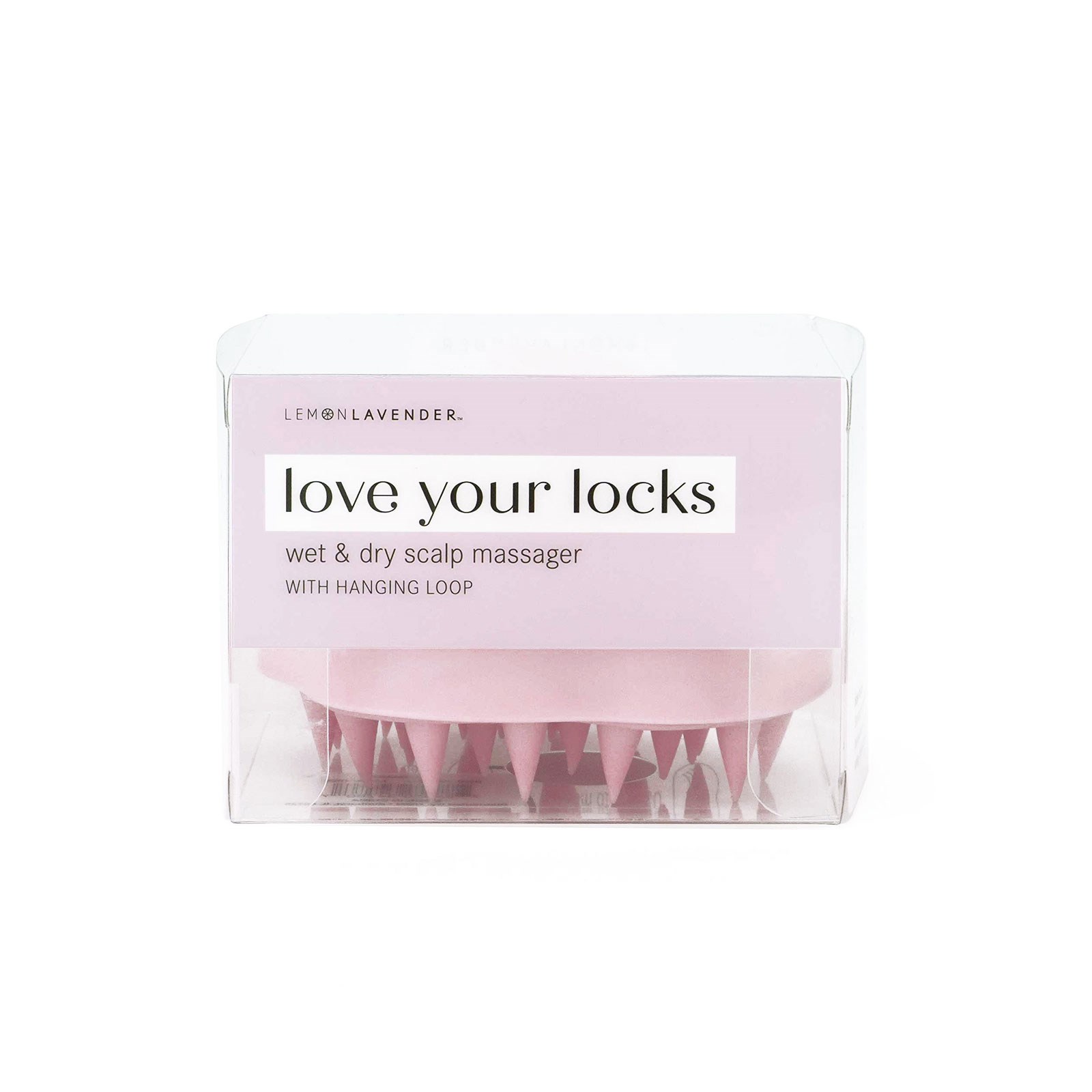 Self-Care Scalp Massager pink boxed