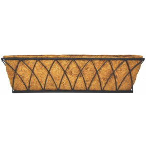 Rectangular lotus Motif Wall and Railing Planter - 3 sizes to choose from