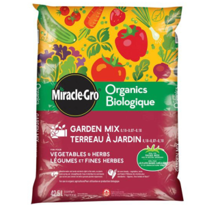 Miracle Gro Organics Garden Mix for Veg & Herbs -two sizes to choose from