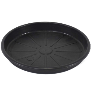 Plastic Anthracite Saucer