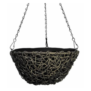Twisted Poly Weave Hanging Basket - Available in 2 sizes