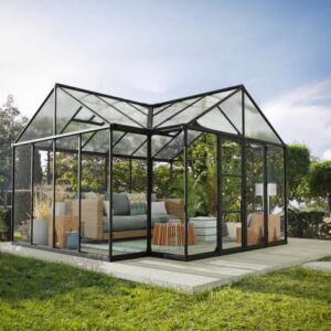 CANOPIA by PALRAM Triomphe Garden Chalet Backyard Greenhouse - Online Exclusive