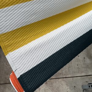 Outdoor Rug – Polyweave - Multi Colour Stripe - 2 sizes available