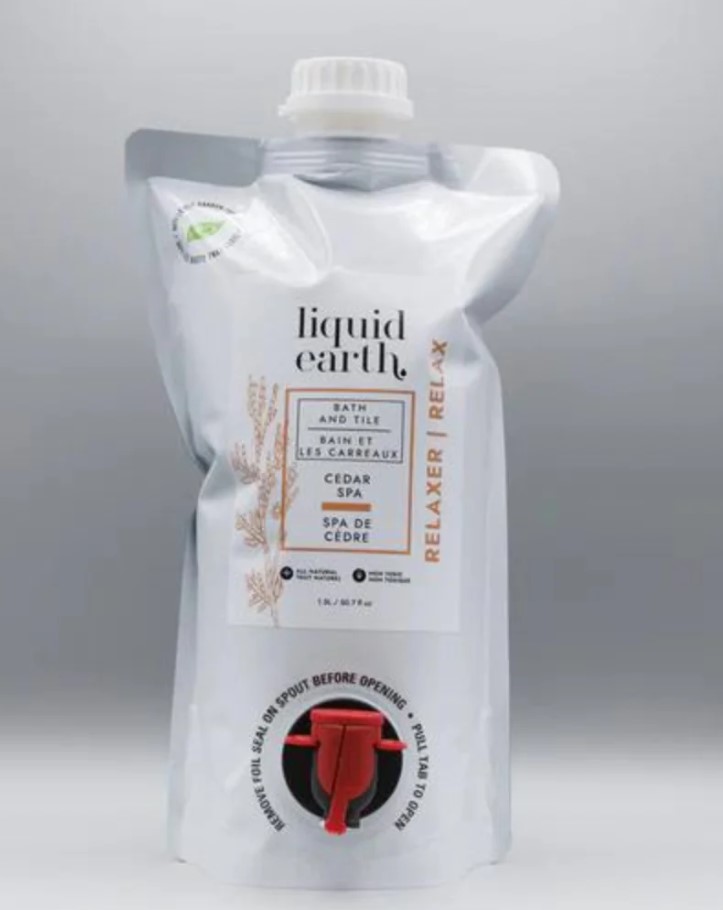 Liquid Earth Bath and Tile Cleaner Refill Pouch - Cedar Spa