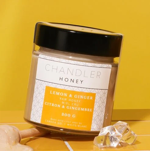 Chandler Honey - Raw Canadian Honey - Lemon Ginger