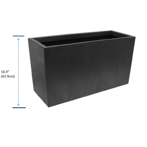 Tupelo 17" Trough Planter