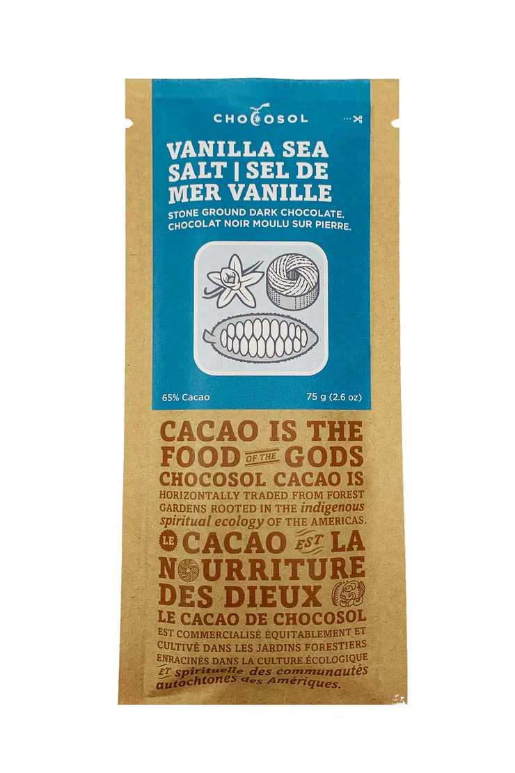 ChocoSol - Vanilla Sea Salt Chocolate Bar
