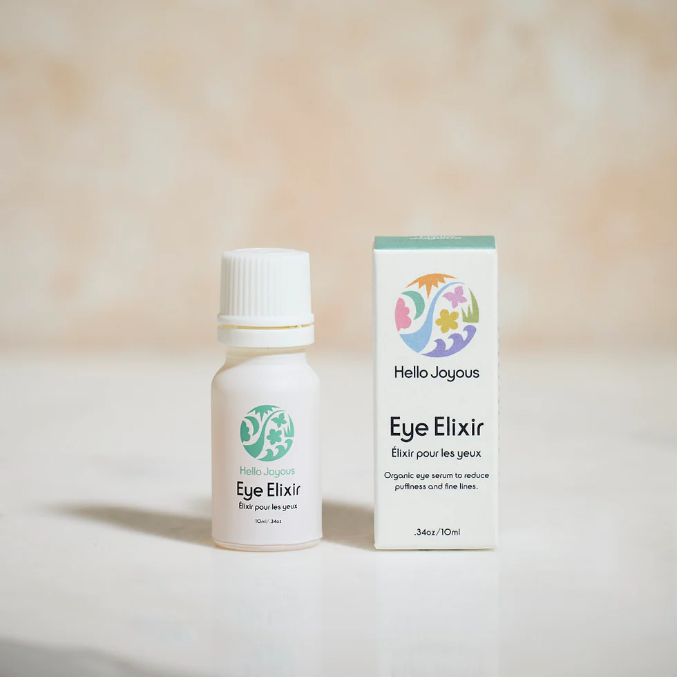 eye elixir from hello joyous packaging against plain backdrop product image