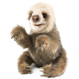 Folkmanis Hand Puppet - Baby Sloth Hand Puppet