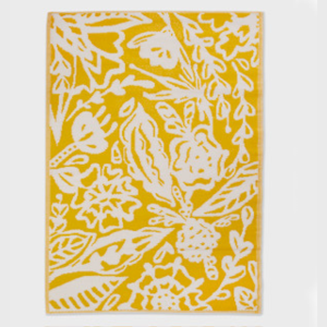 Yellow & White Polyweave Outdoor Rug product image