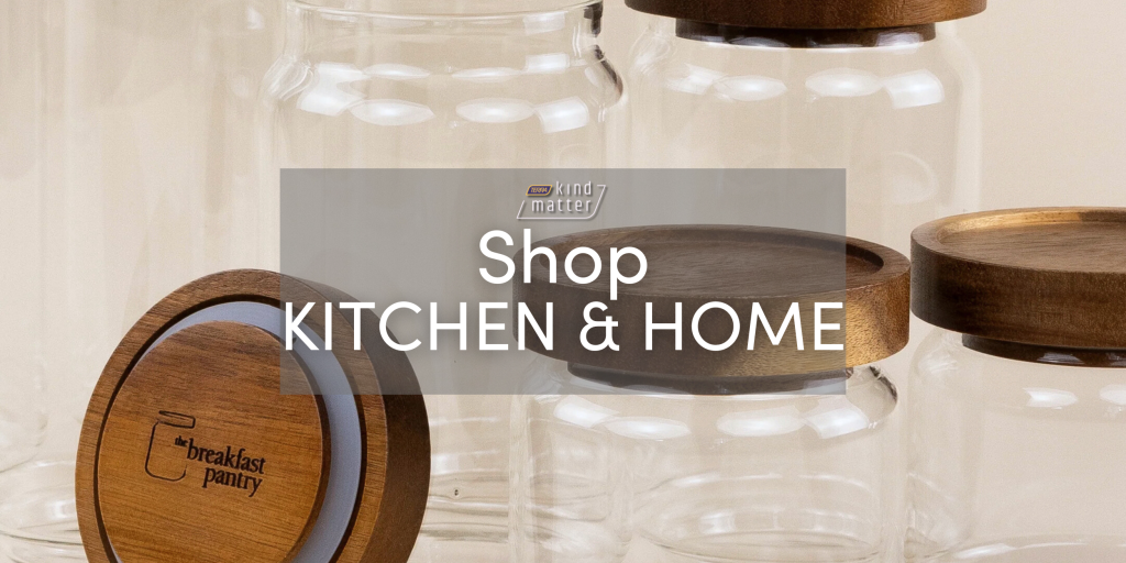 Kitchen and Home products at The Kind Matter Company.