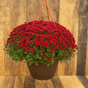 10" Fall Mum Hanging Baskets - Growers Choice - 3 for $33