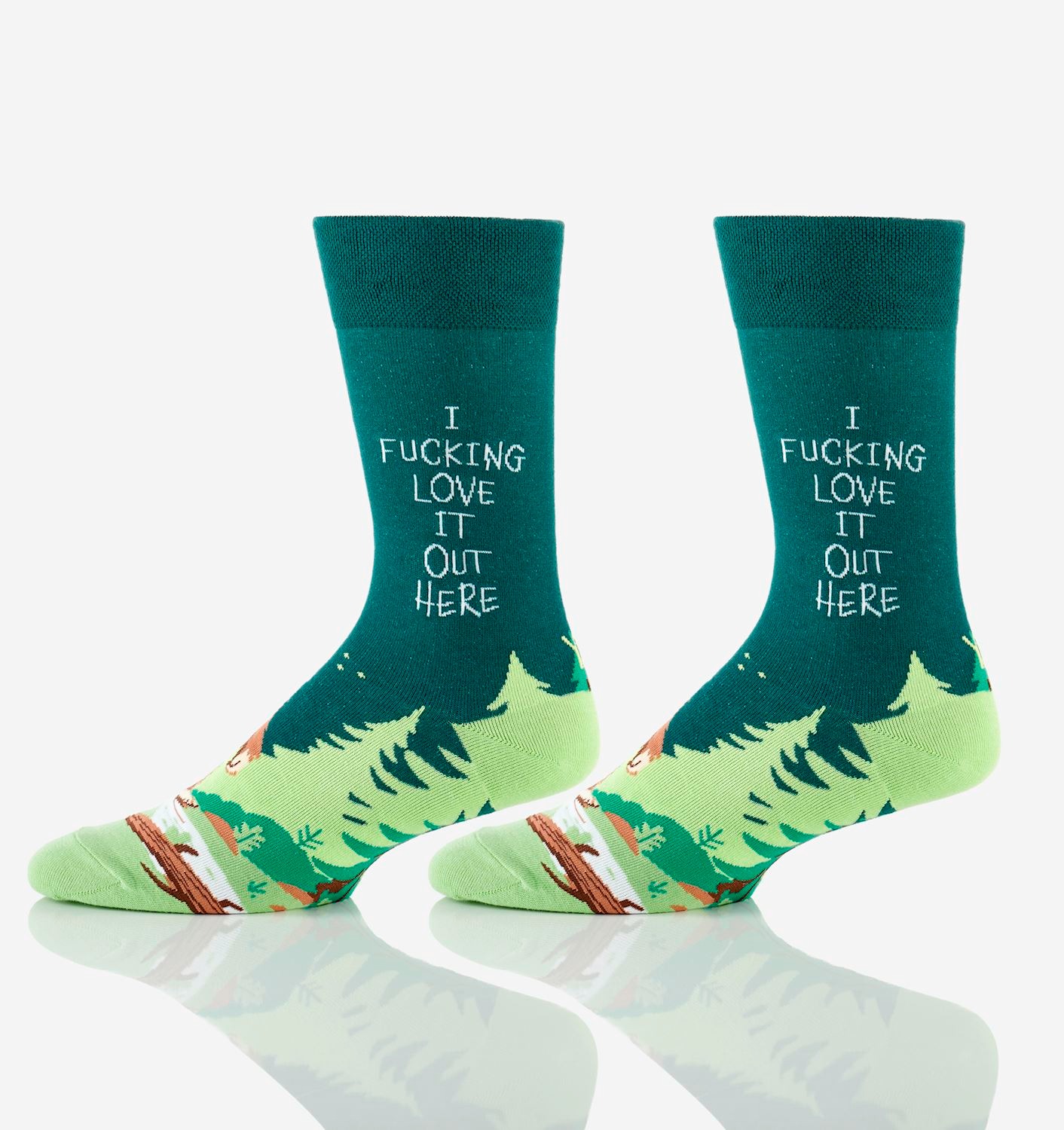Yo Sox - men's sock sasquatch