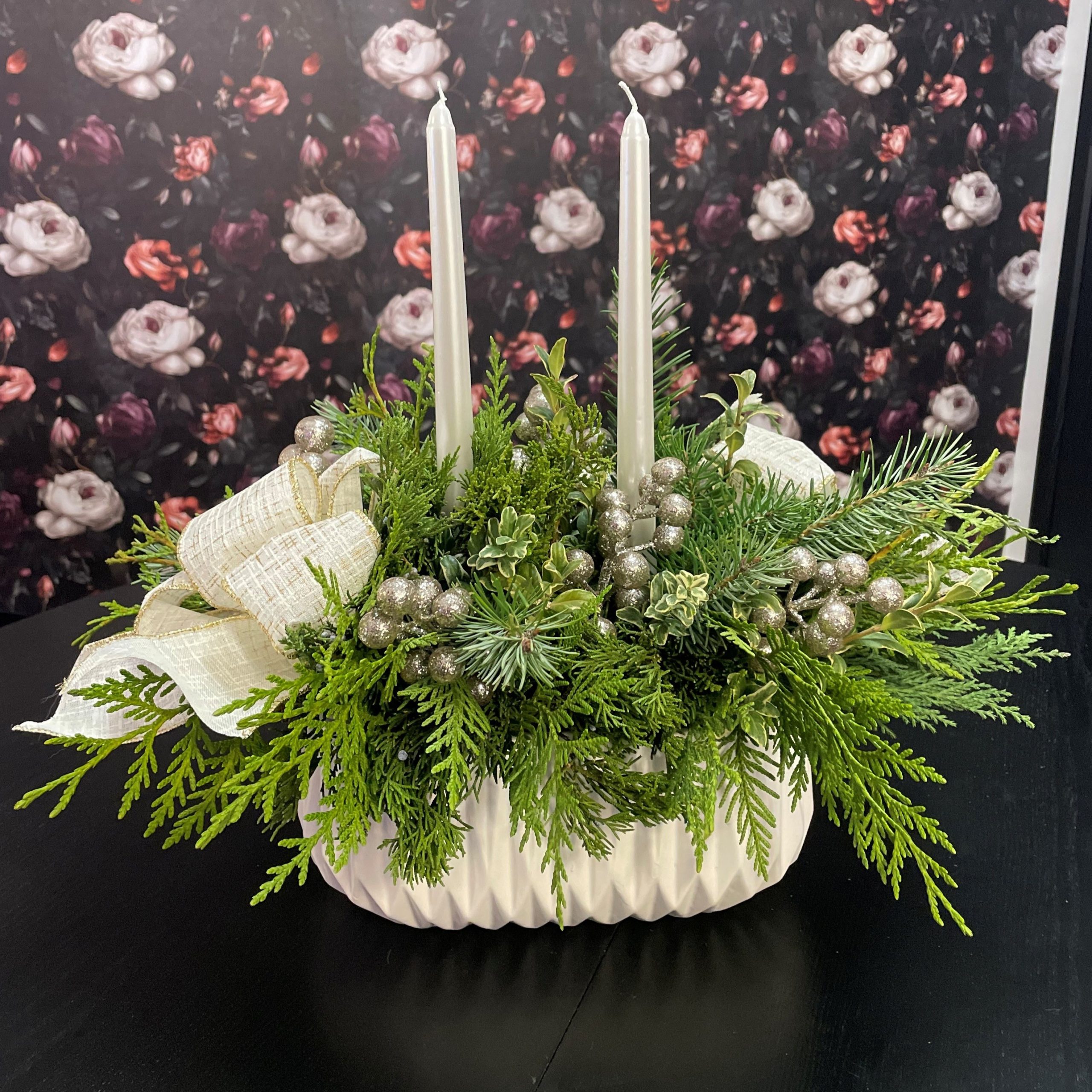 Burlington - Holiday Glow Greens & Berries Centerpiece Workshop