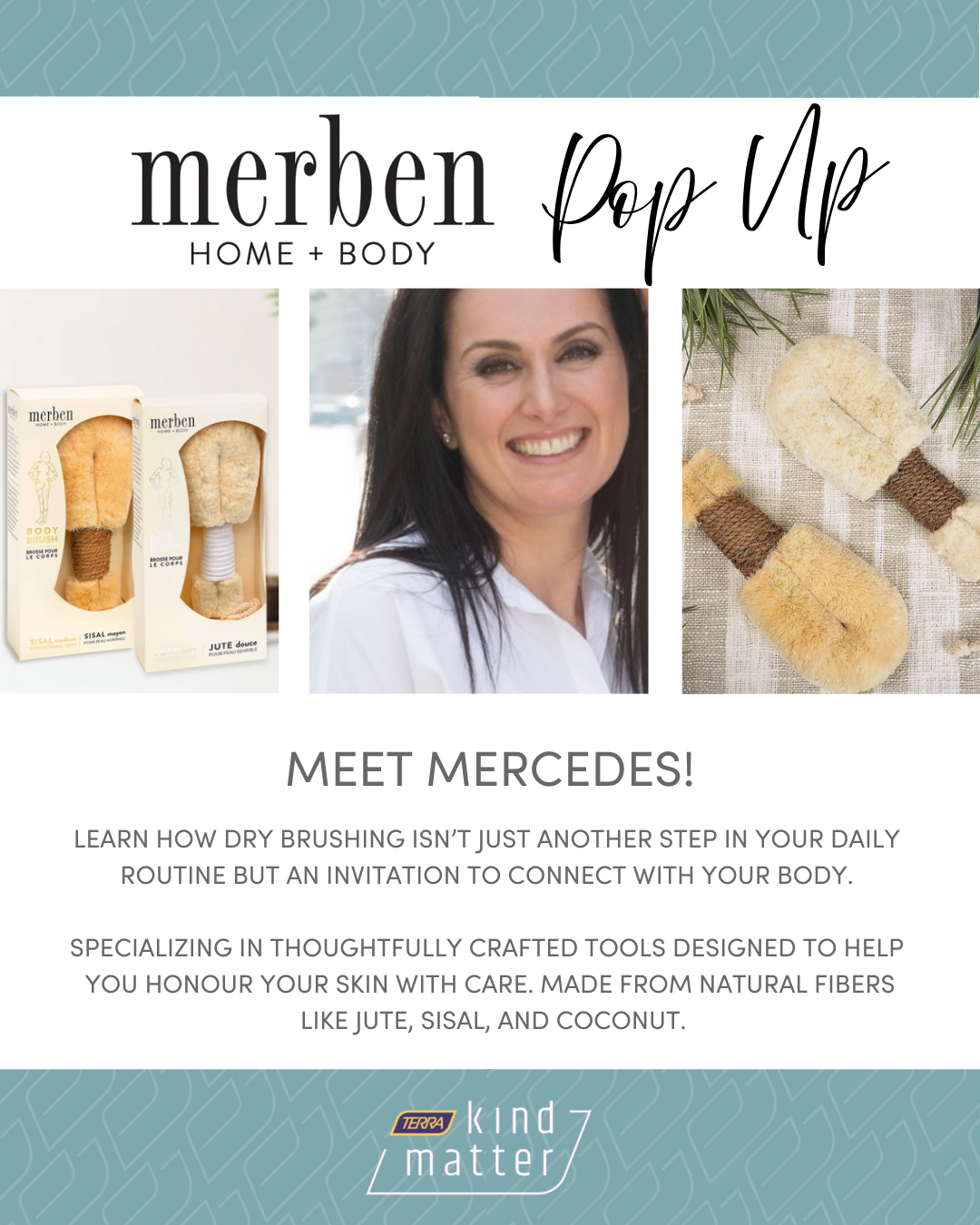 Merben Pop Up at Kind Matter Milton