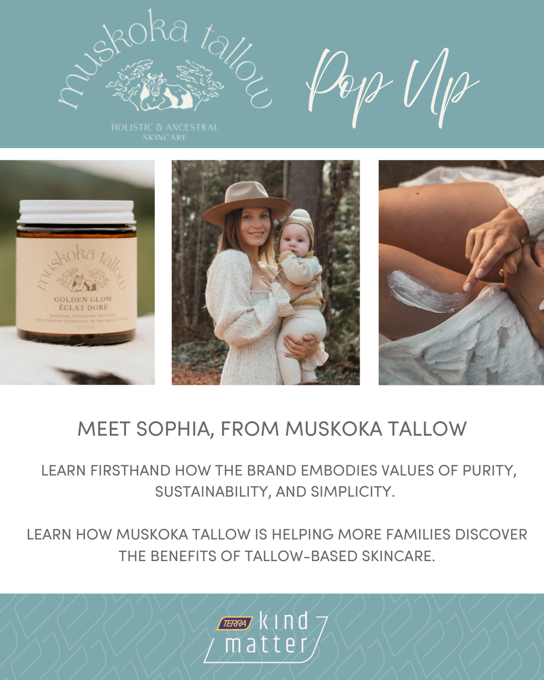 Muskoka Tallow Pop Up at TERRA Milton