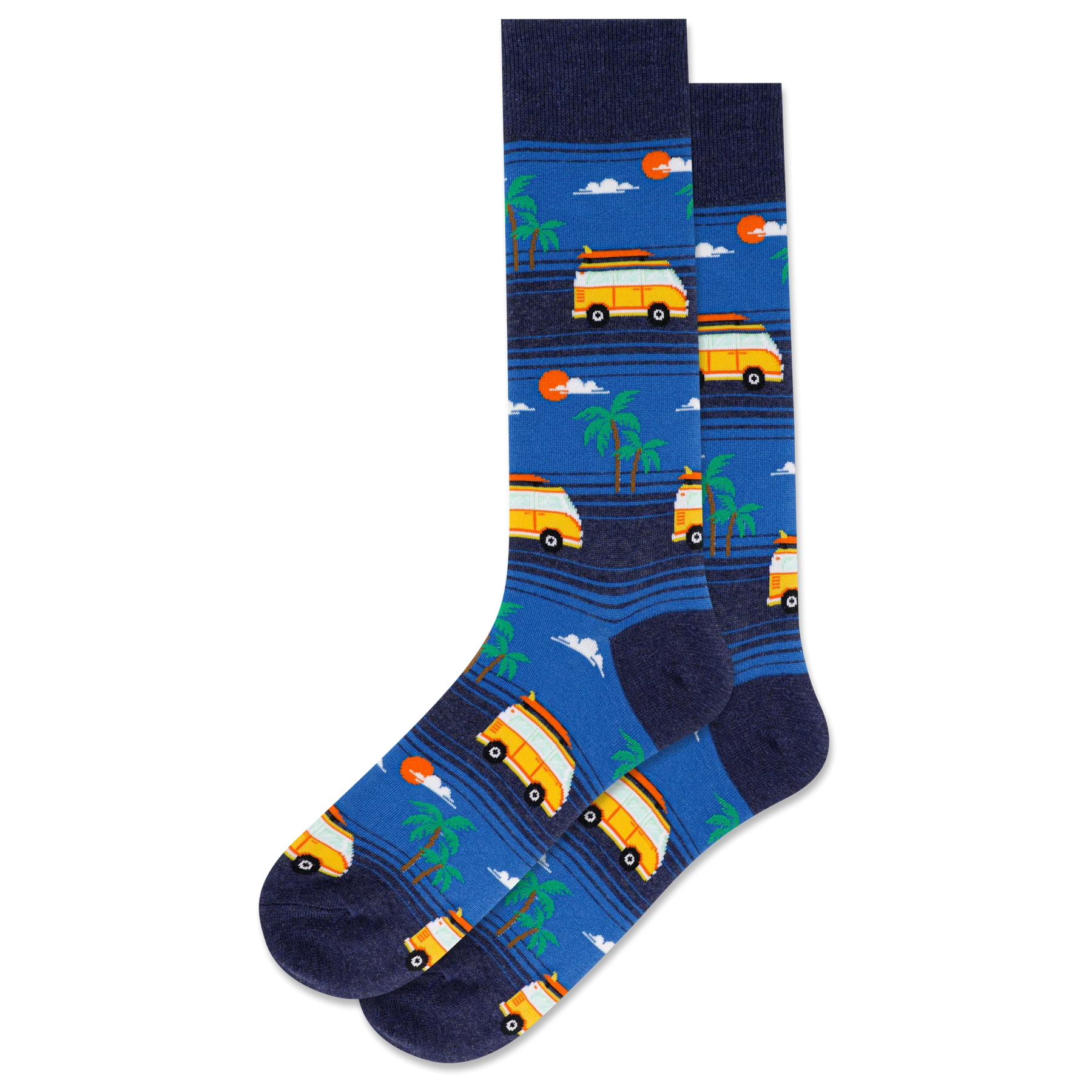 Hot Sox - Men's Beach Van Crew Socks