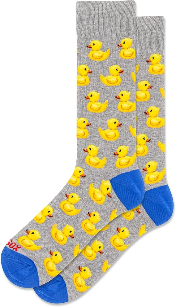 Hot Sox - Men's Rubber Ducks Crew Socks