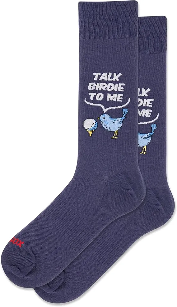 Hot Sox - Men's Talk Birdie To Me Crew Socks