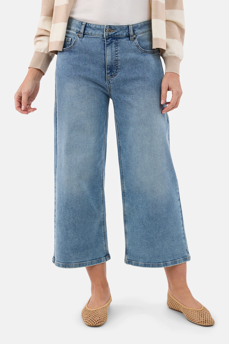 Jensen Jeans Wide Leg Cropped (Julia)