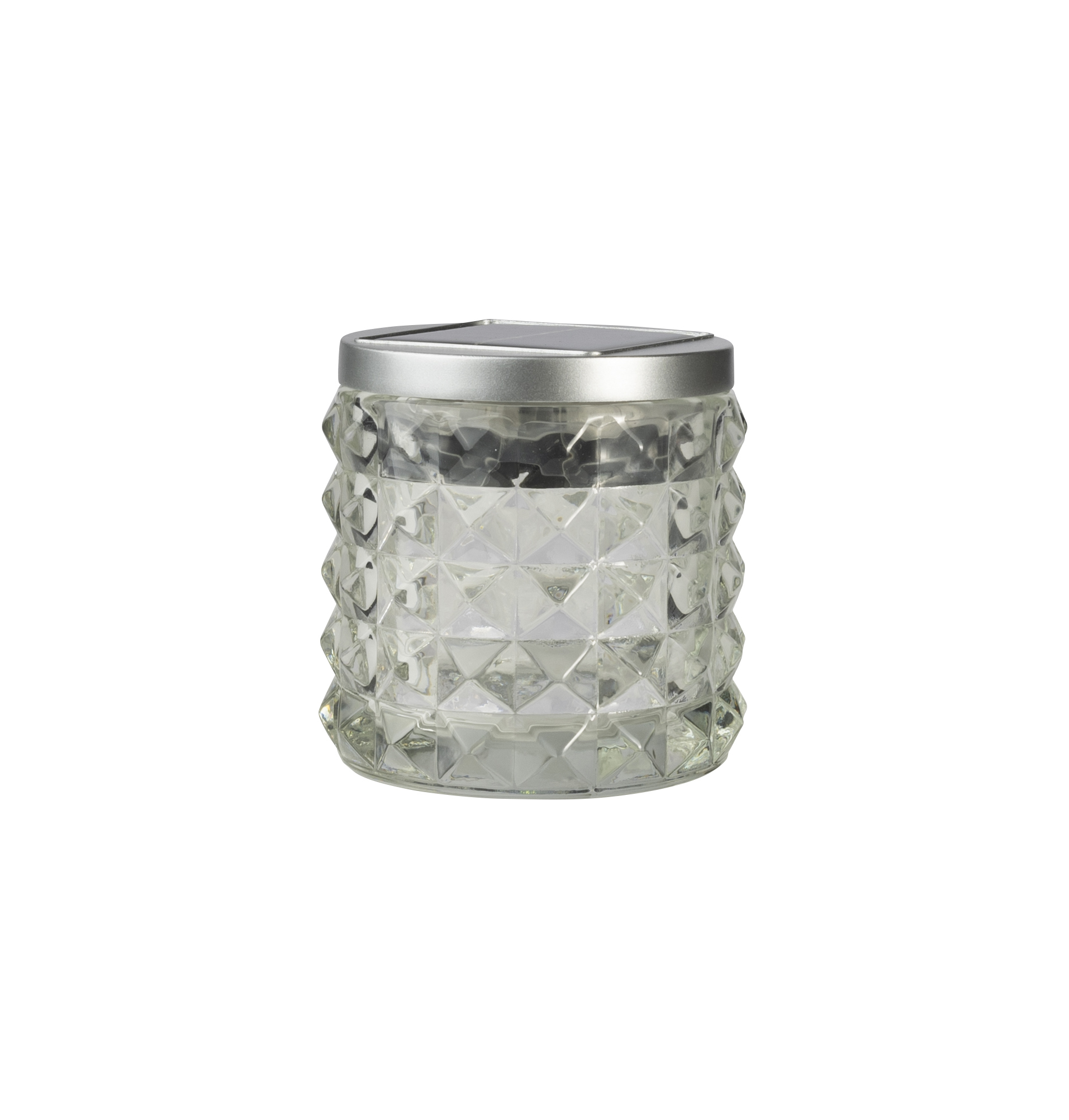 Solar Glass Tabletop Jar With Rotating Effect