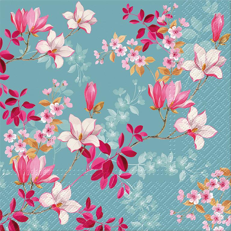 Luncheon Magnolia Napkins 20pk