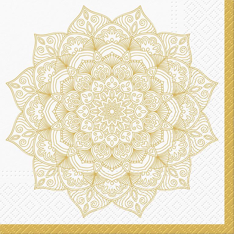 Mandala Golden Napkins