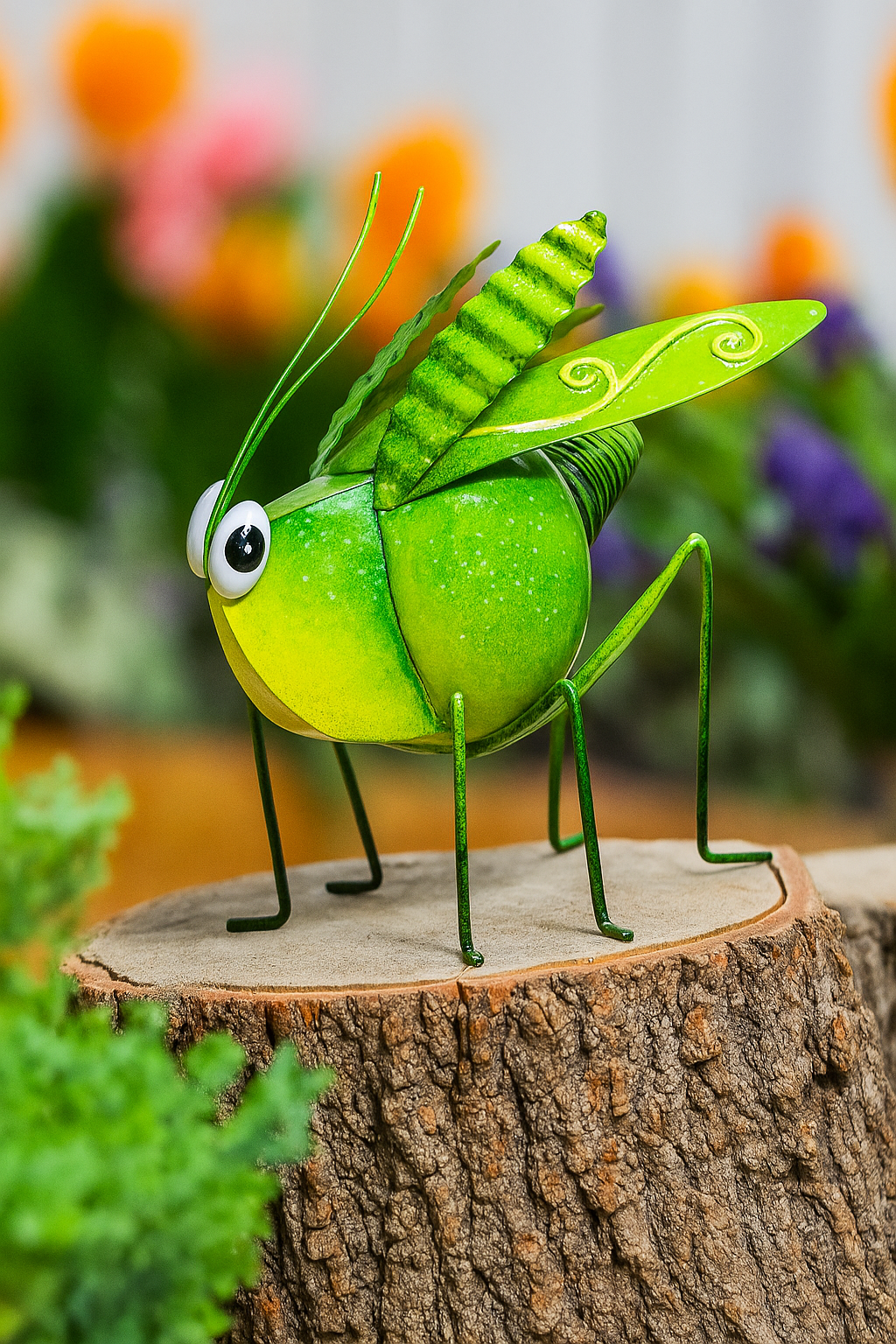 Metal Grasshopper Garden Statue product image
