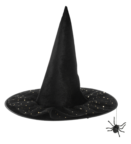 Stars & Spider Witch Hat