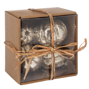 Gold Pumpkin Figurine Set