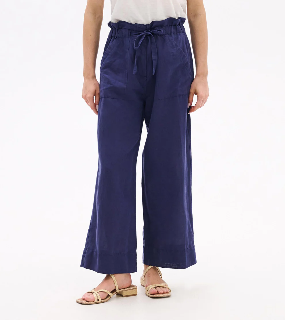 Hatley Tie Front Pants (Patriot Blue)