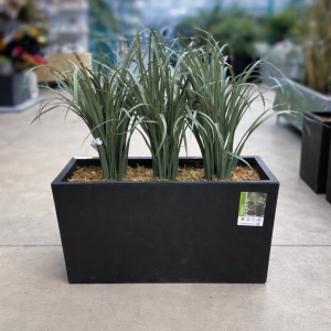 Onion Grass Planter White (Artifcial)