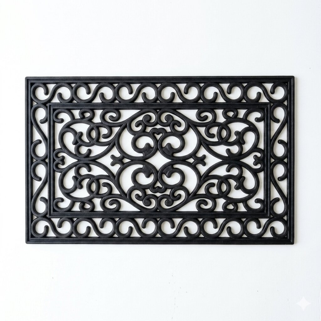 Wrought Swirl XL Rubber Mat 18x30"