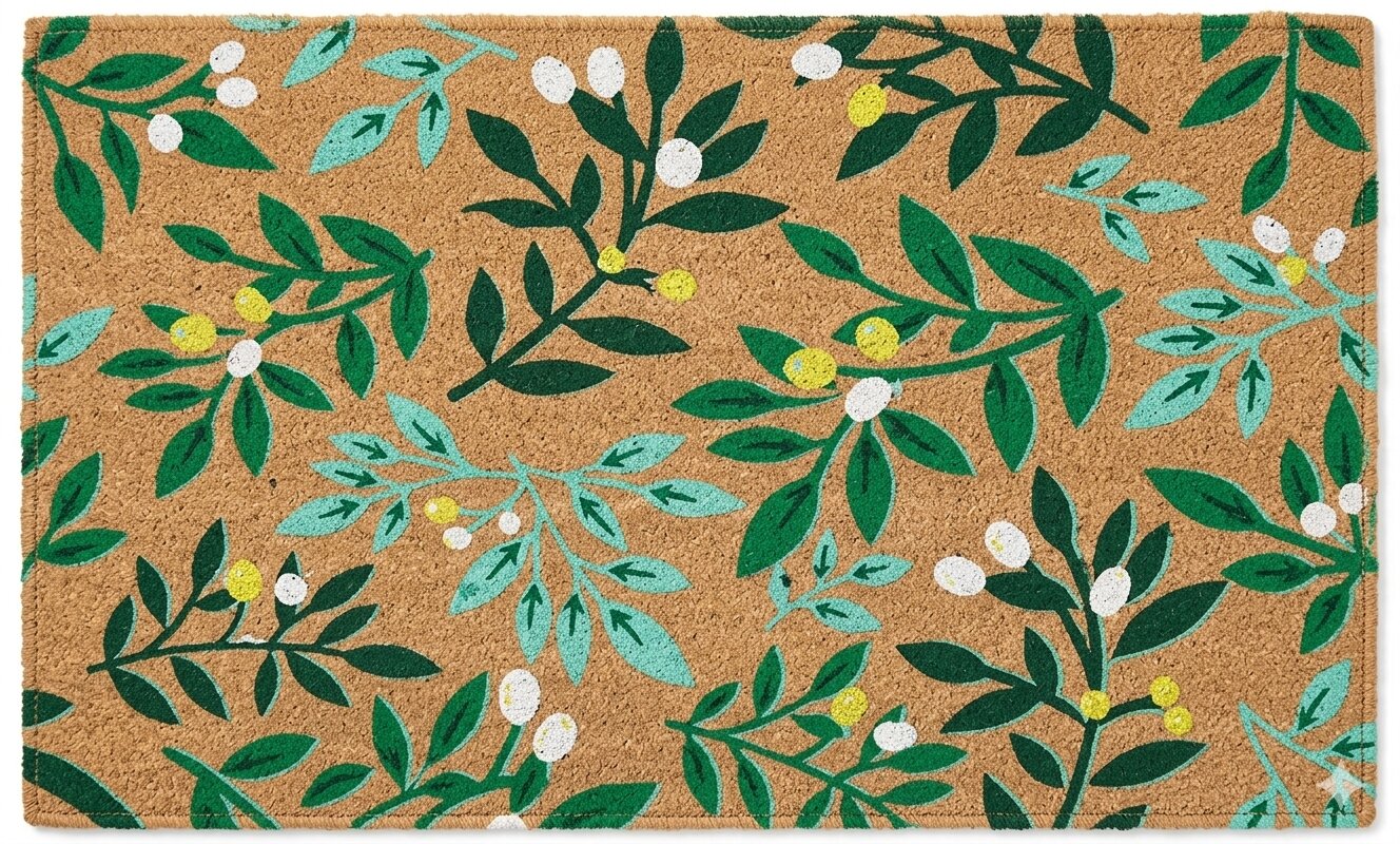 Green Leaves Mat (two sizes available)