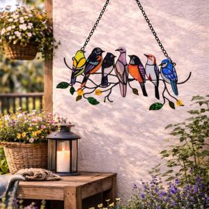 Birds Hanging Plaque