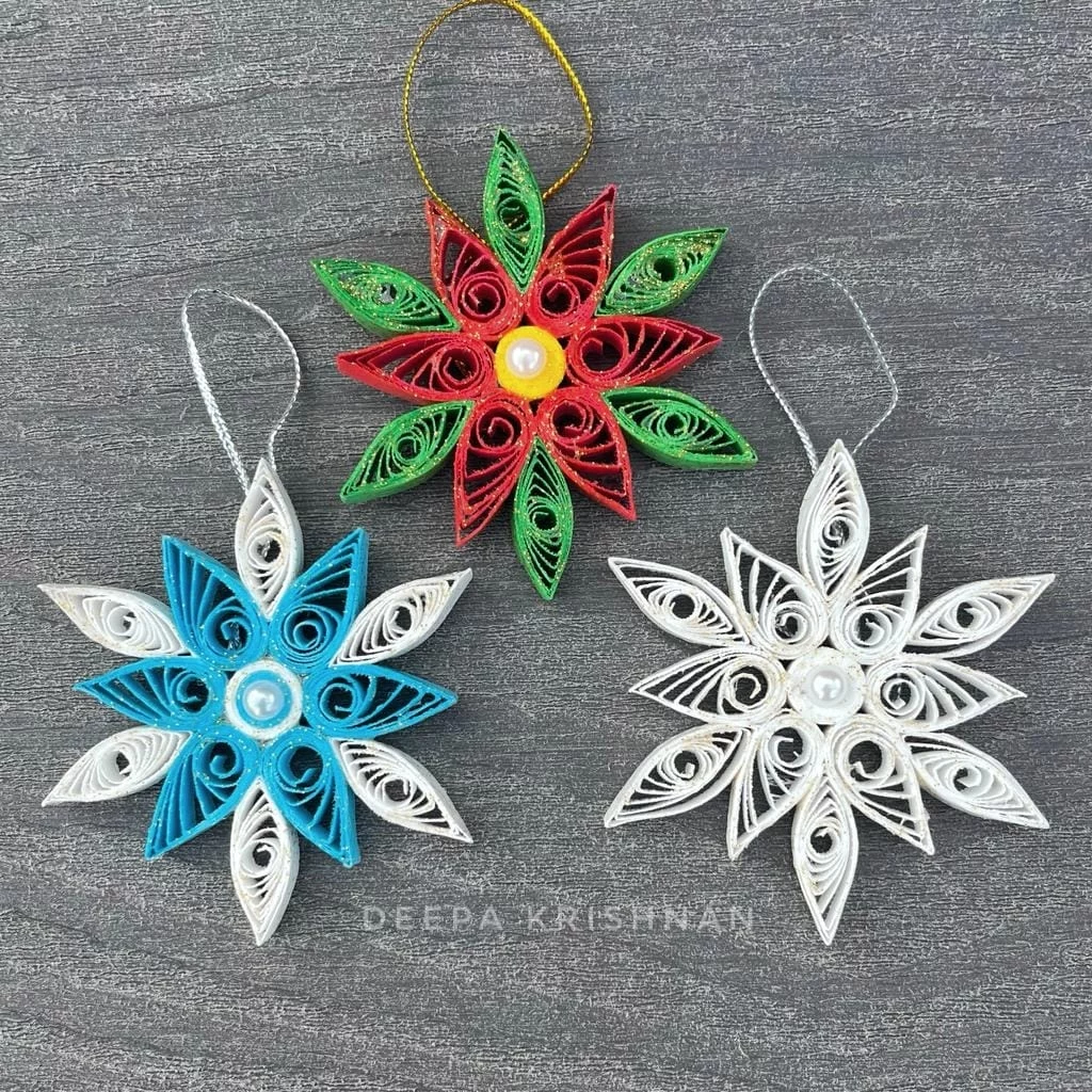 Paper Quilling Snowflake Ornament Workshop at TERRA Waterdown