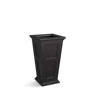 Fairfield 28in Tall Planter - Black