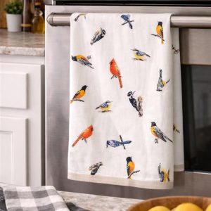 Multi Birds Tea Towel
