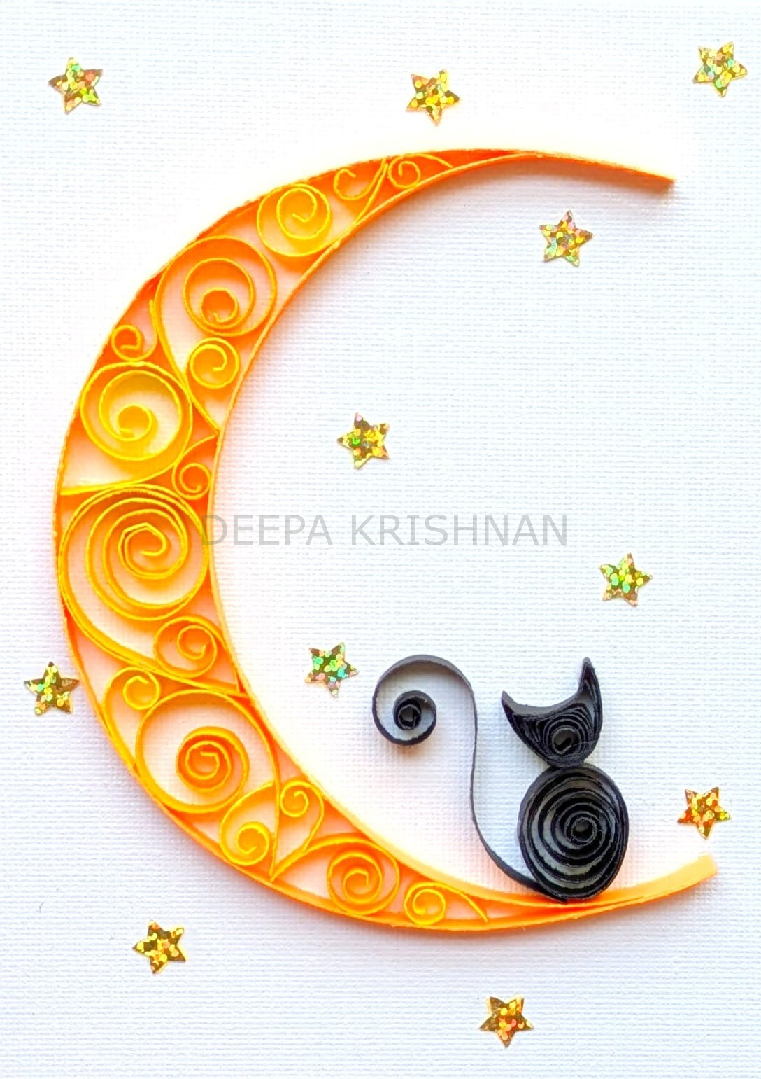 Paper Quilling Cat On Moon Workshop at TERRA Burlington
