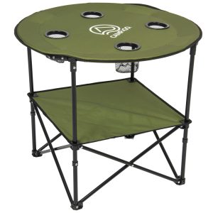 28” Round Fabric Folding Table - Available in 2 Colours