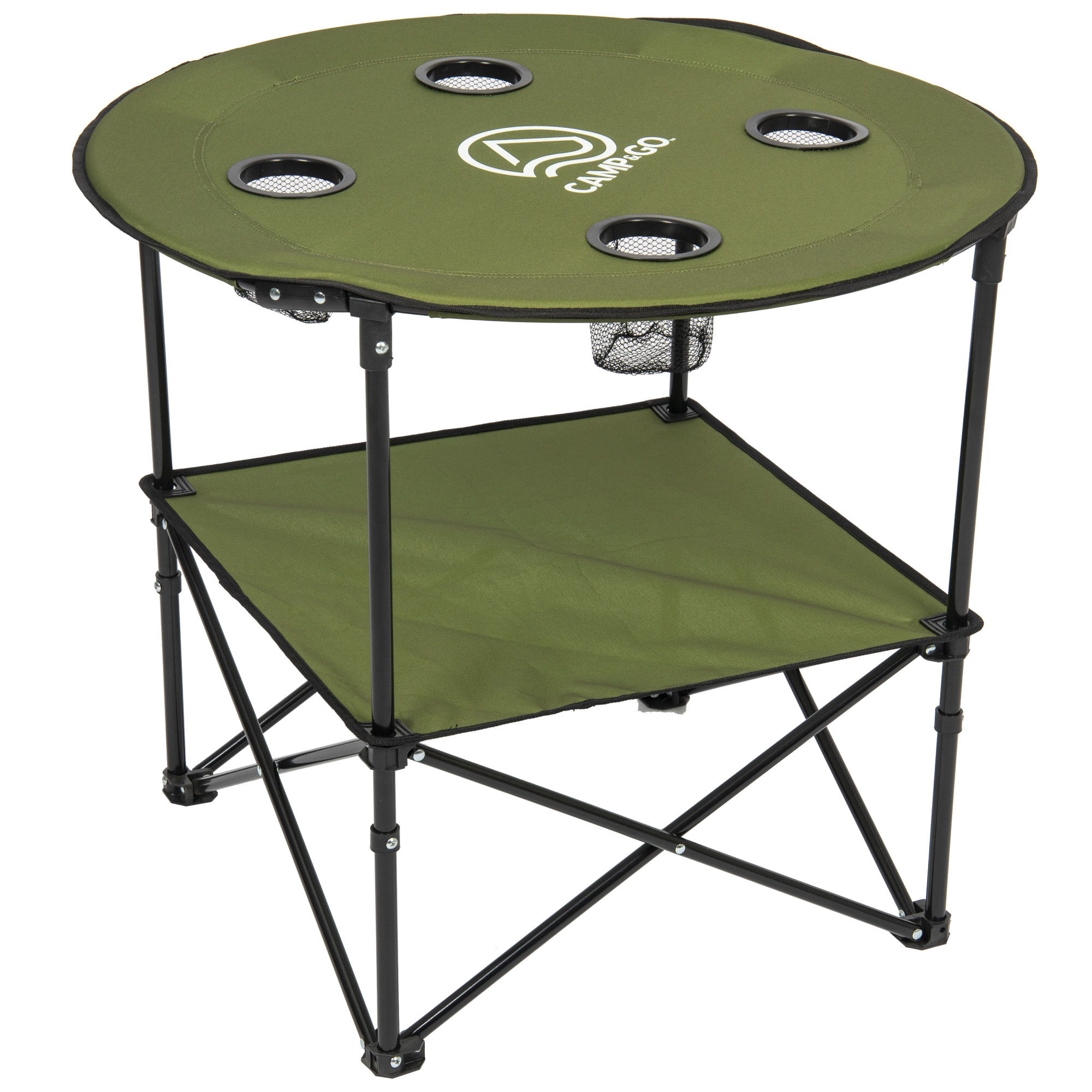28” Round Fabric Folding Table - Available in 2 Colours