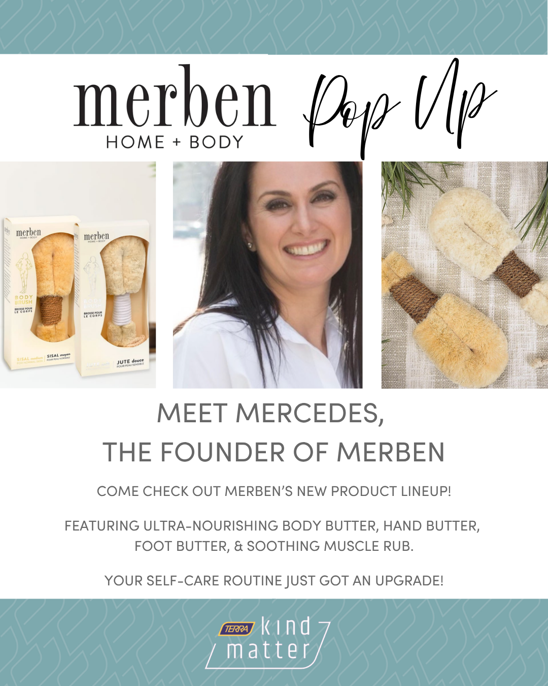 Merben Pop Up at TERRA Burlington