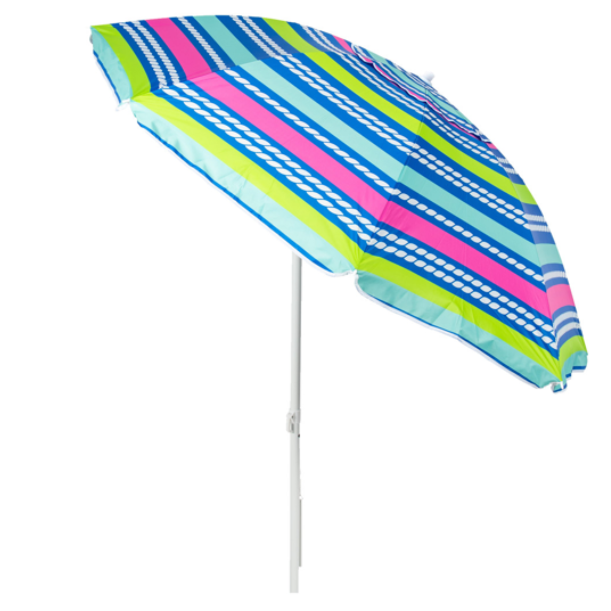 7ft Sun Screening Beach Umbrella With Sand Anchor - Available in 2 Colours